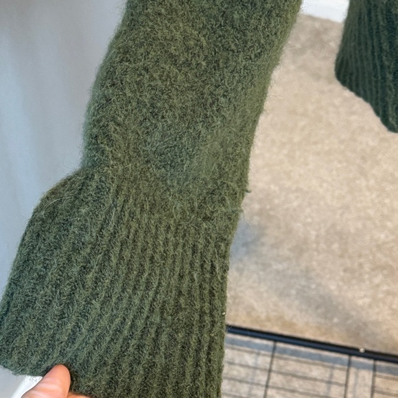 Zara Forest Green Turtleneck Sweater - Picture 5 of 10